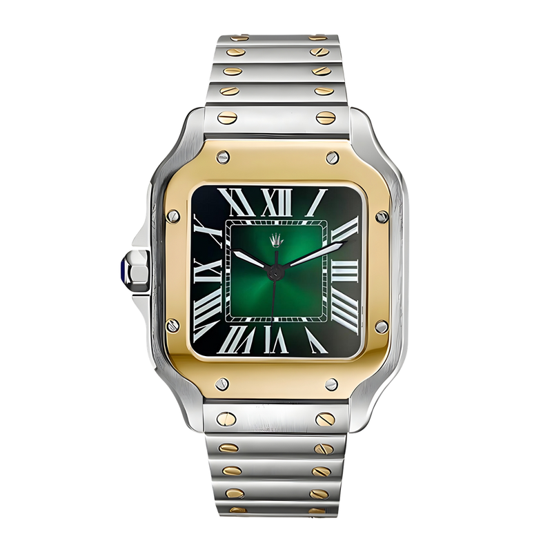 Leftos Two Tone Gold Green